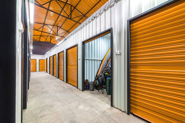 Clean storage units in a secure facility