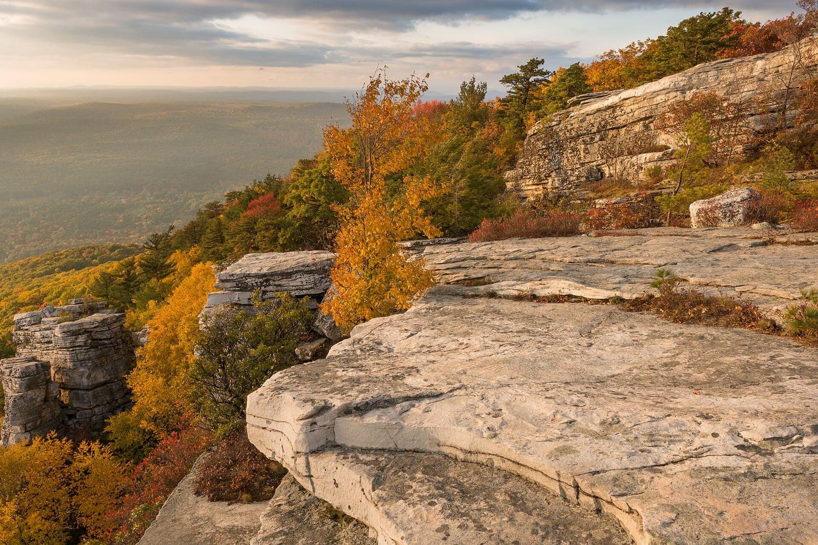 Autumn on the Shawangunk Ridge at Bear Hill Preserve in Cragsmoor, Ulster County, NY