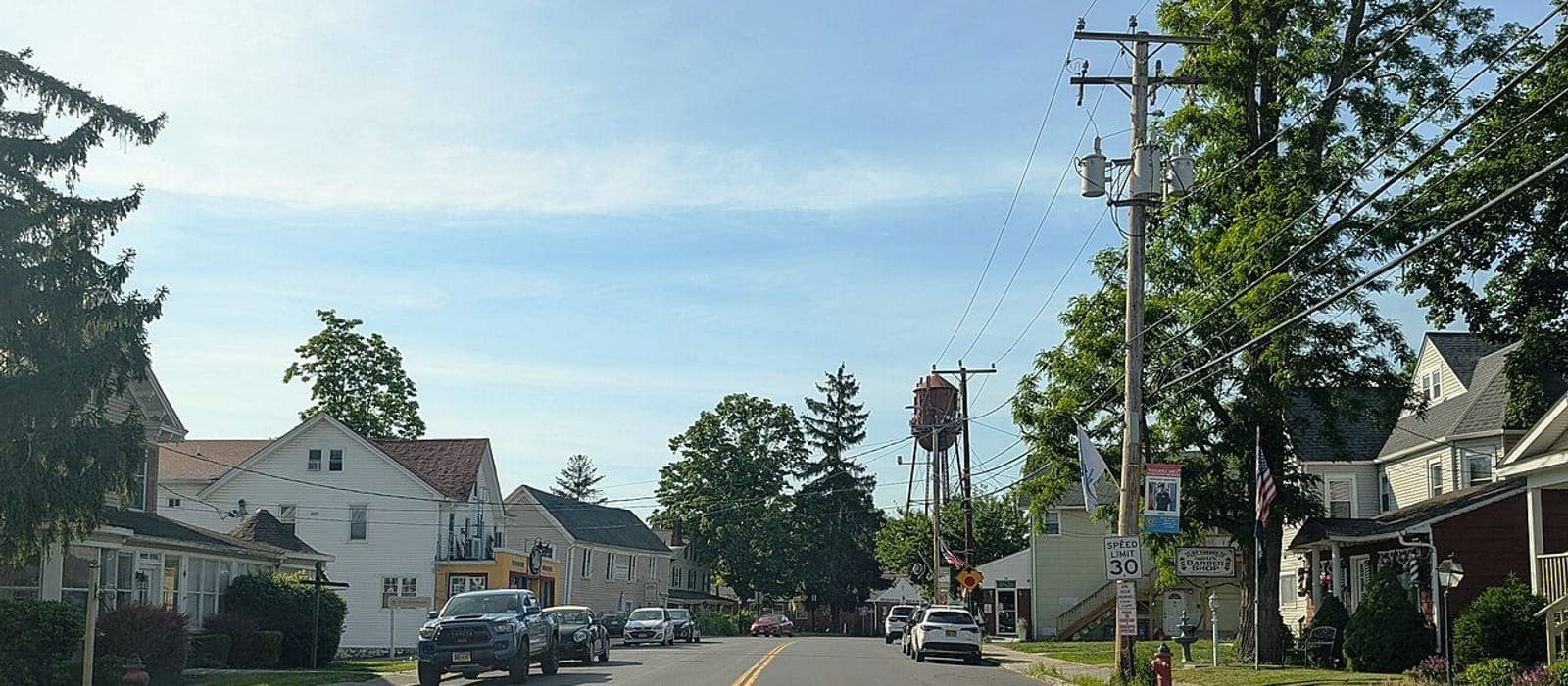 Wallkill Avenue in the hamlet of Wallkill, NY