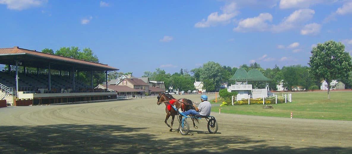 Historic village center in Goshen, NY