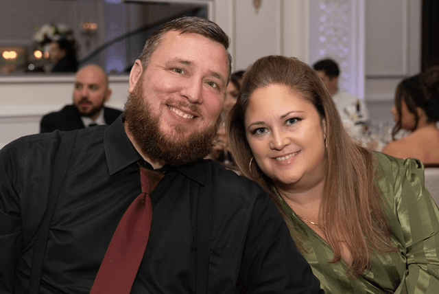 Shawn and Jessica Spina, owners of Spina's Moving Services