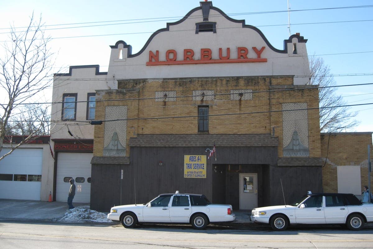 Historic Norbury building in downtown Ellenville, NY
