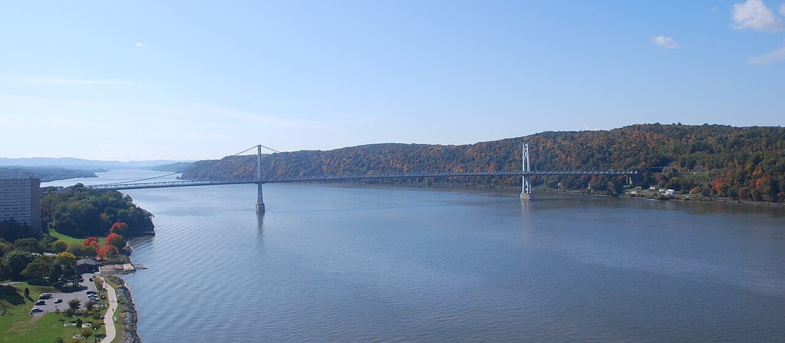 The Hudson River seen from the Walkway Over the Hudson