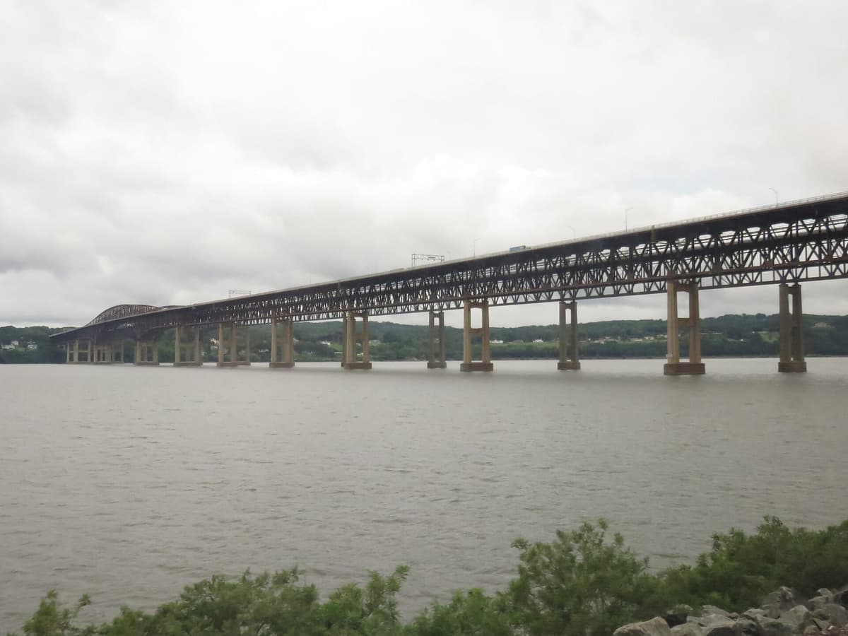 The Newburgh–Beacon Bridge over the Hudson River